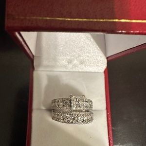 Bridal Ring Set (engagement ring and wedding band)